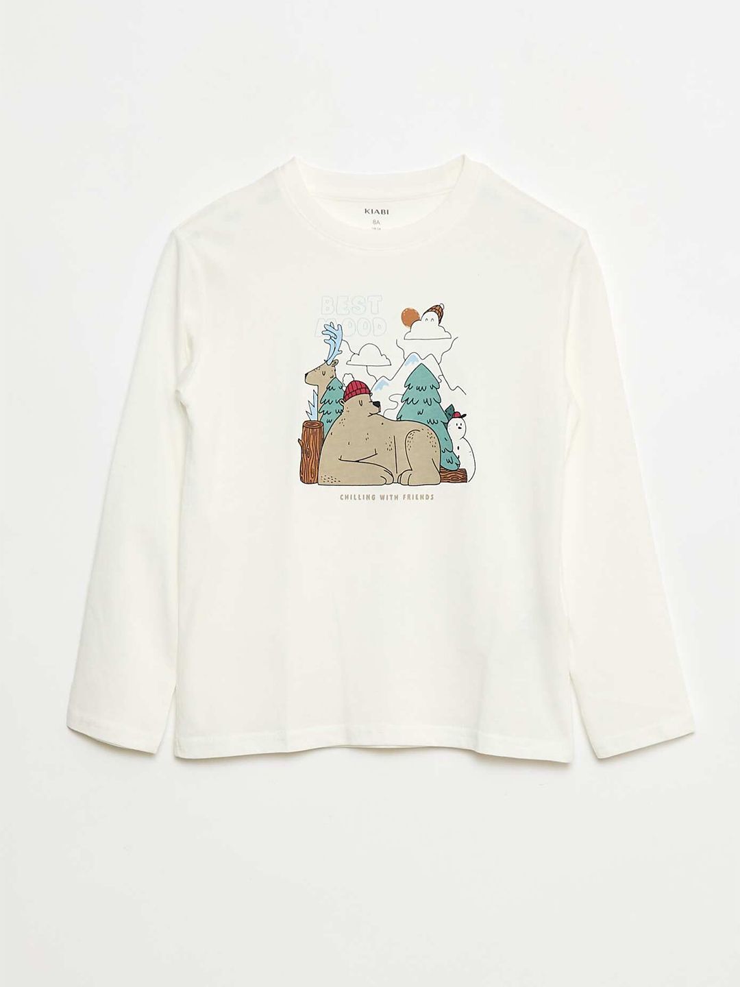 KIABI Boys Graphic Printed Regular Fit Pure Cotton T-shirt-picture-28
