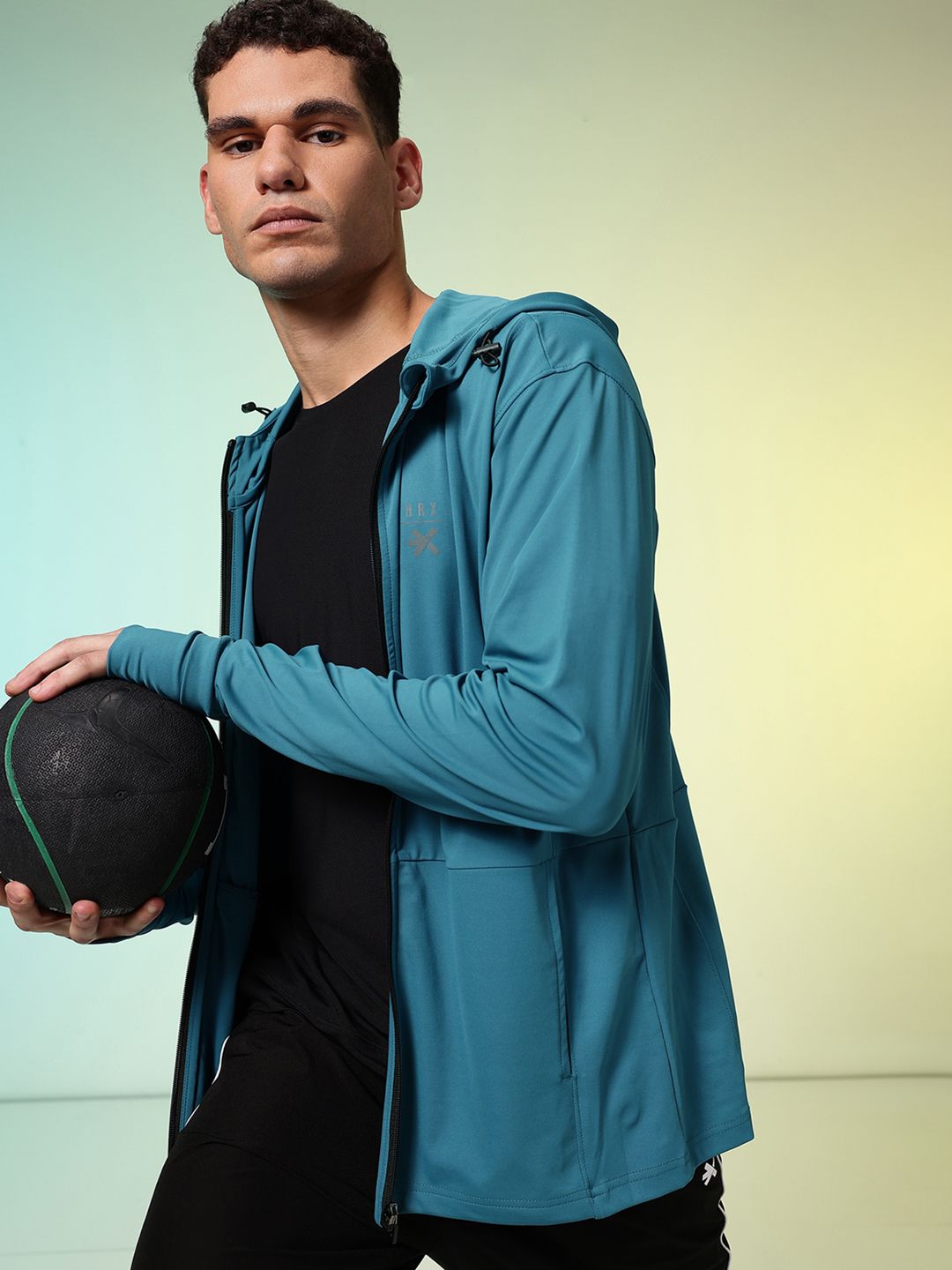 HRX by Hrithik Roshan Hooded Rapid-Dry Training Sporty Jacket-picture-47