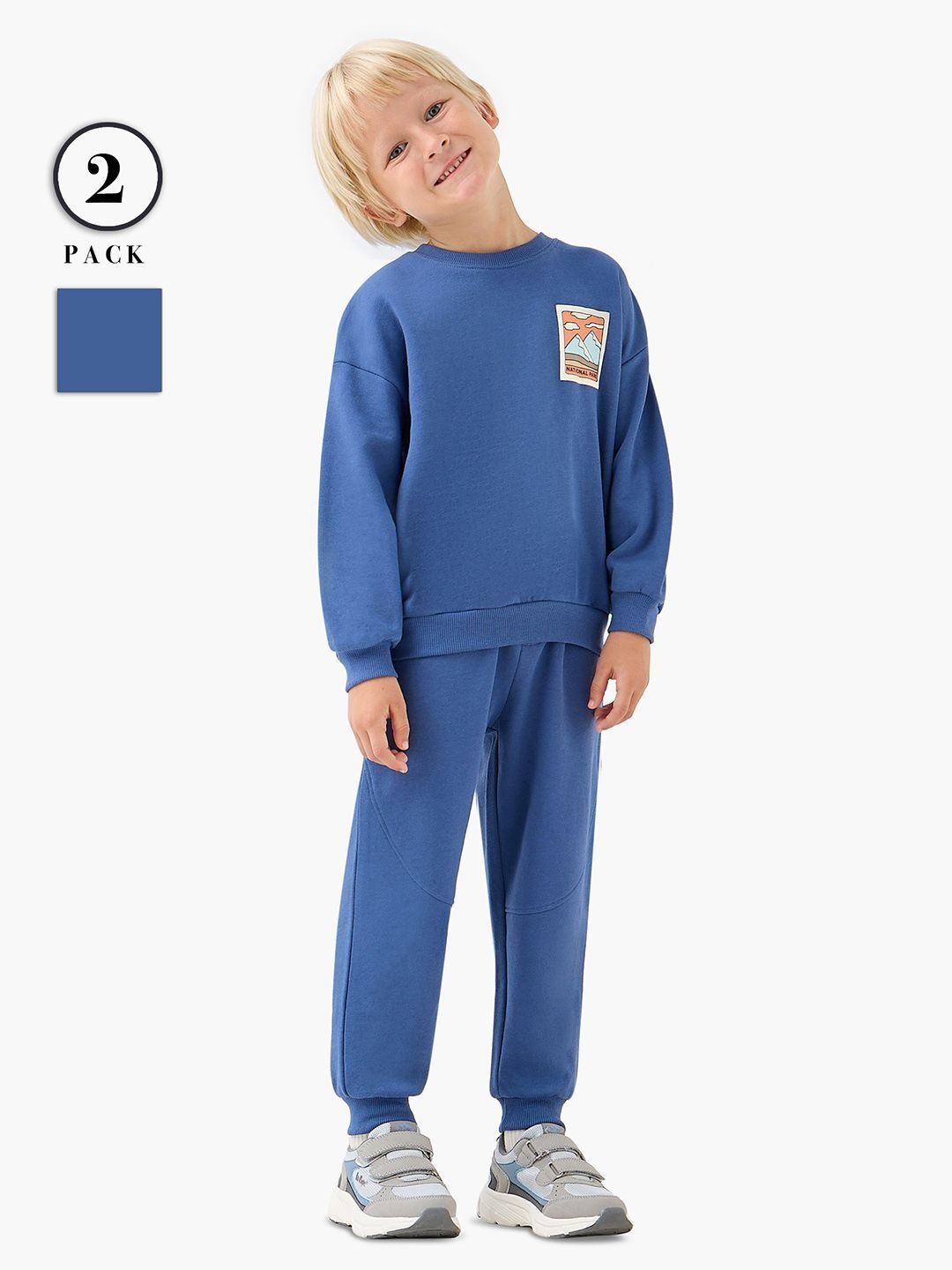 Juniors by Babyshop Boys Graphic Printed Sweatshirt and Joggers Set-picture-20