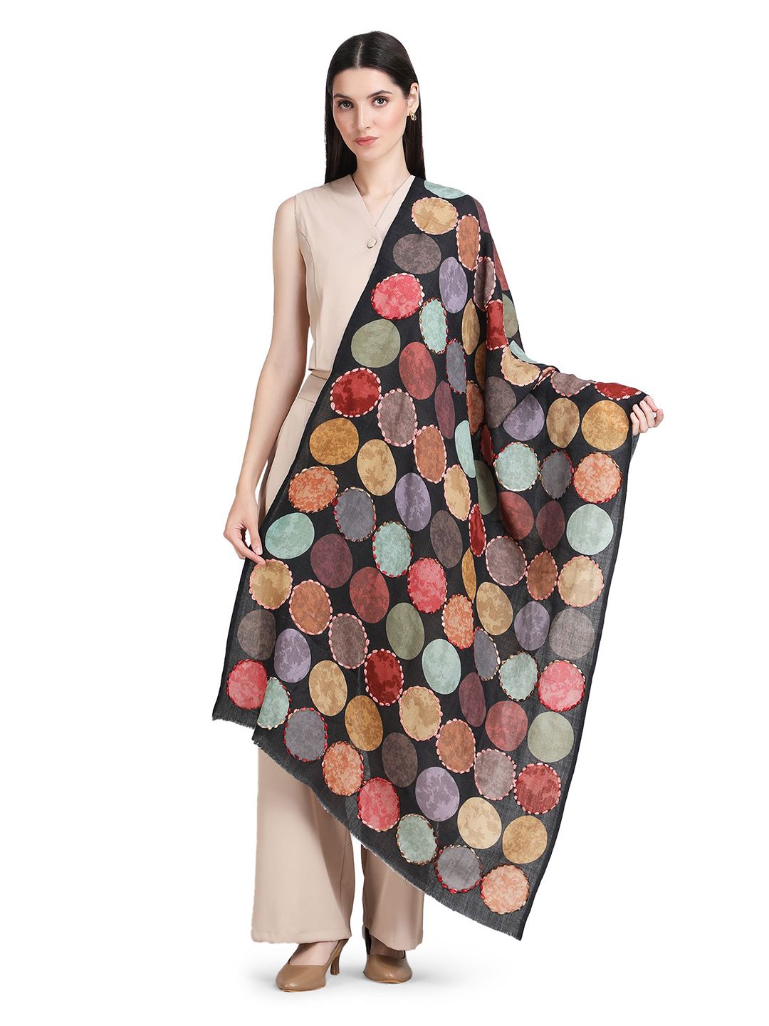 Stole & Yarn Unisex Printed Stoles-image-35