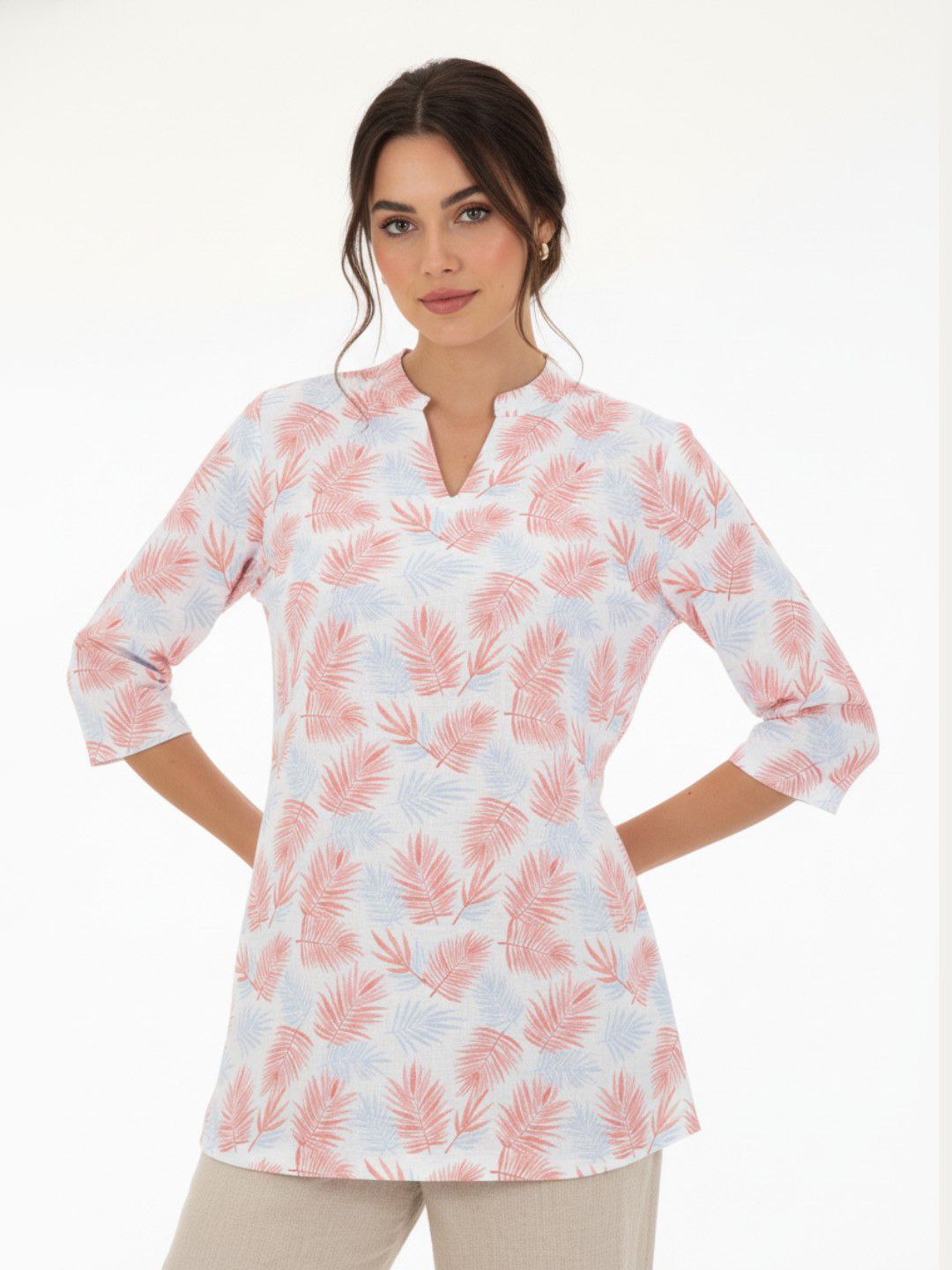 Anouk Rustic Floral Printed Kurti-picture-10