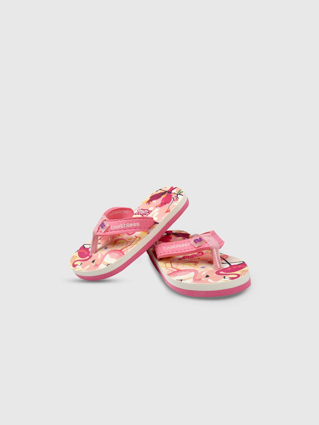 toothless Girls Printed Slip-On Flip Flops
