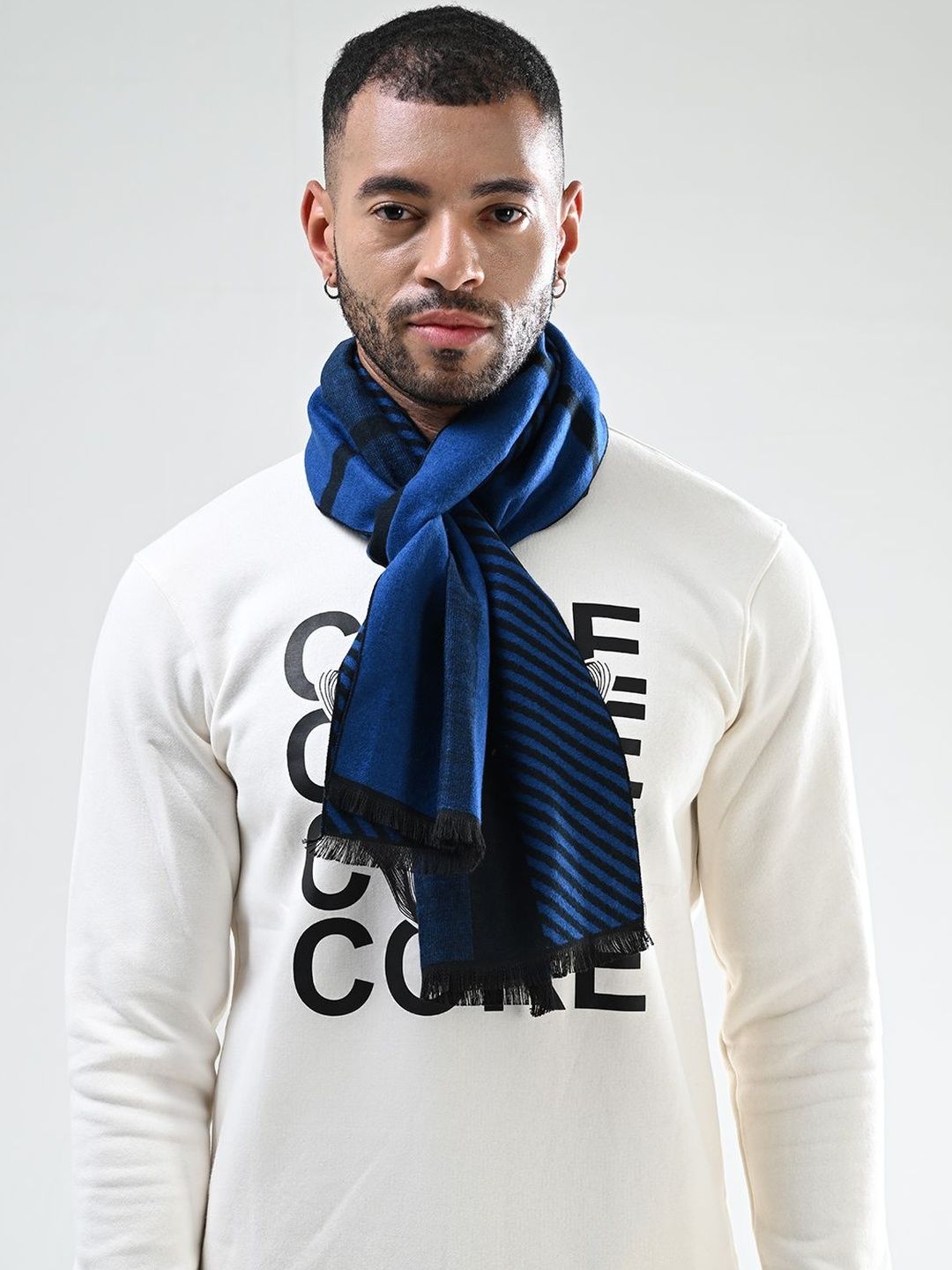 Cazzano Men Striped Acrylic Mufflers-picture-25