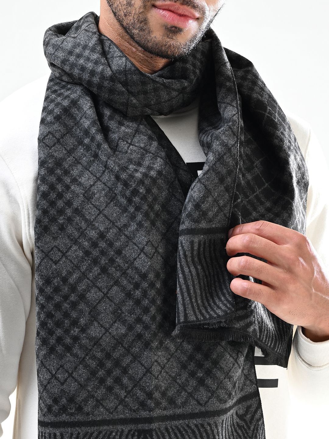 Cazzano Men Striped Acrylic Mufflers-picture-20