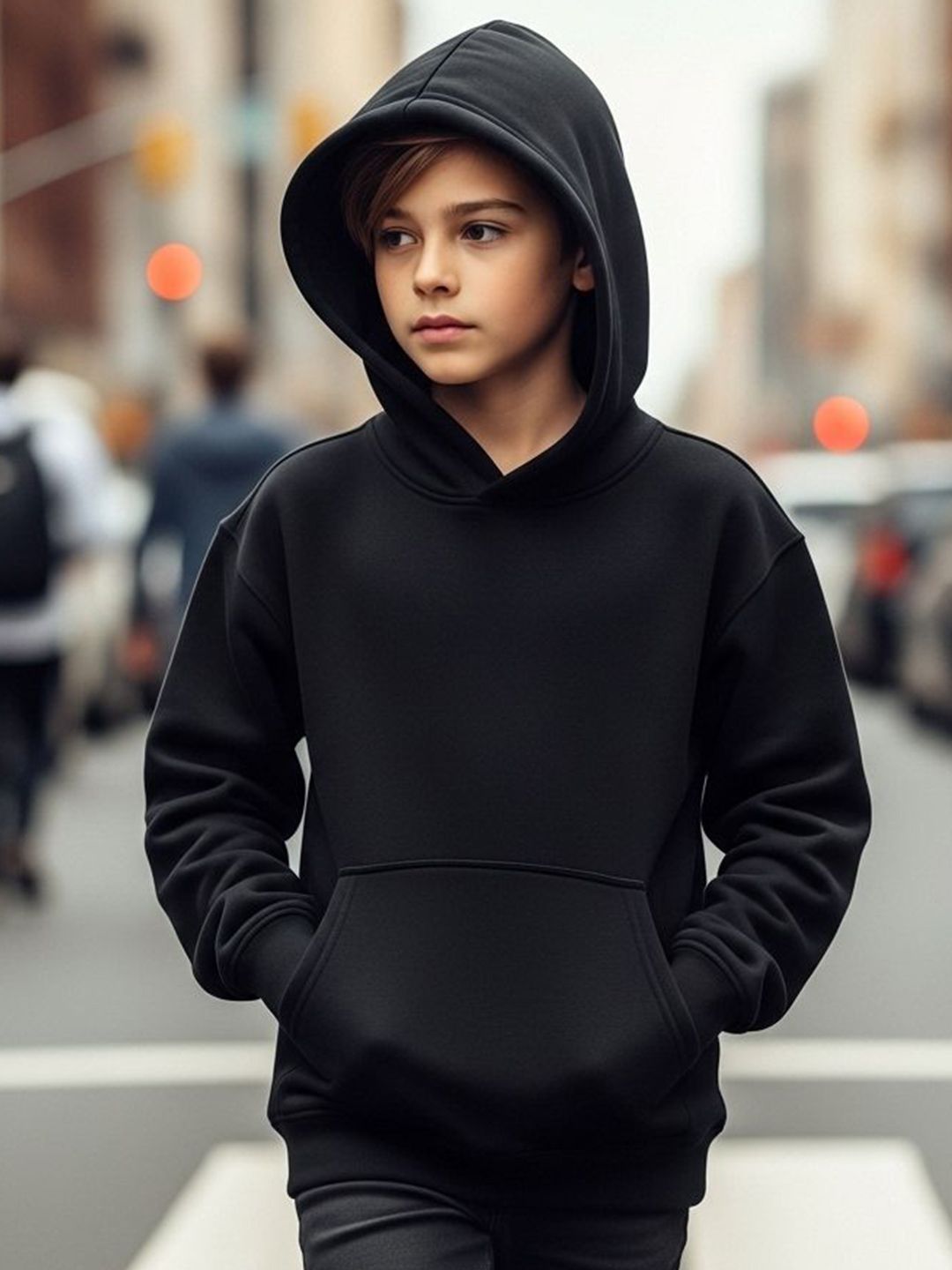 LONDON STREETS Unisex Kids Printed Hooded Sweatshirt-picture-32