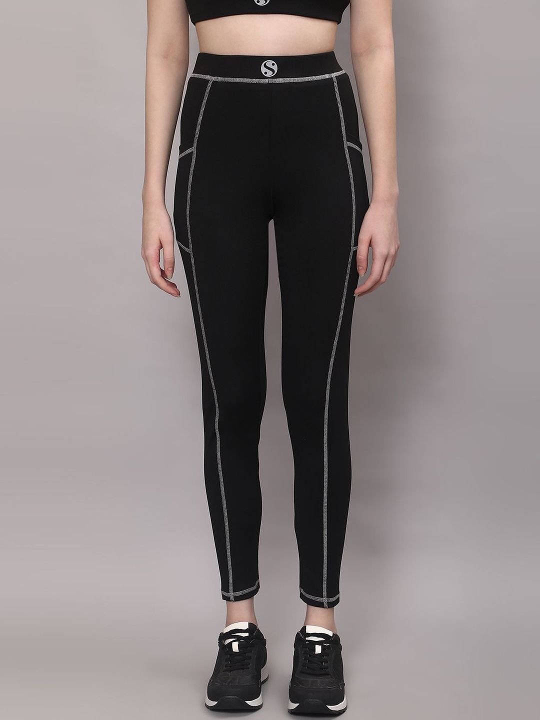 SAKARMAA Slim-Fit Ankle-Length Gym Tights-image-38