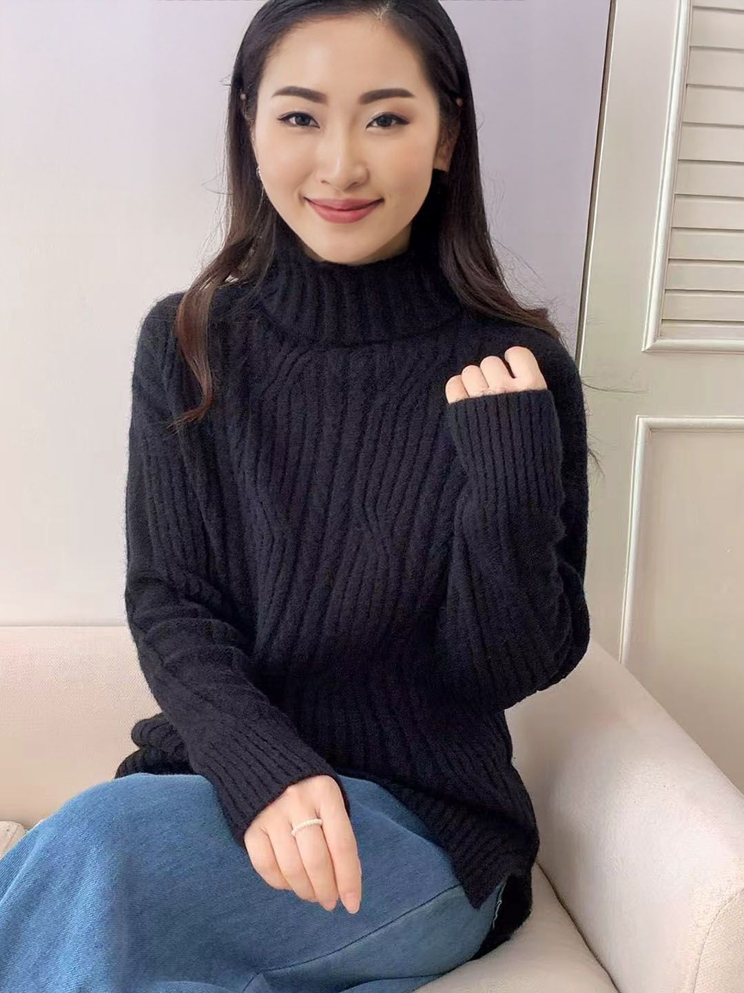 StyleCast Women Ribbed Turtle Neck Pullover-picture-38