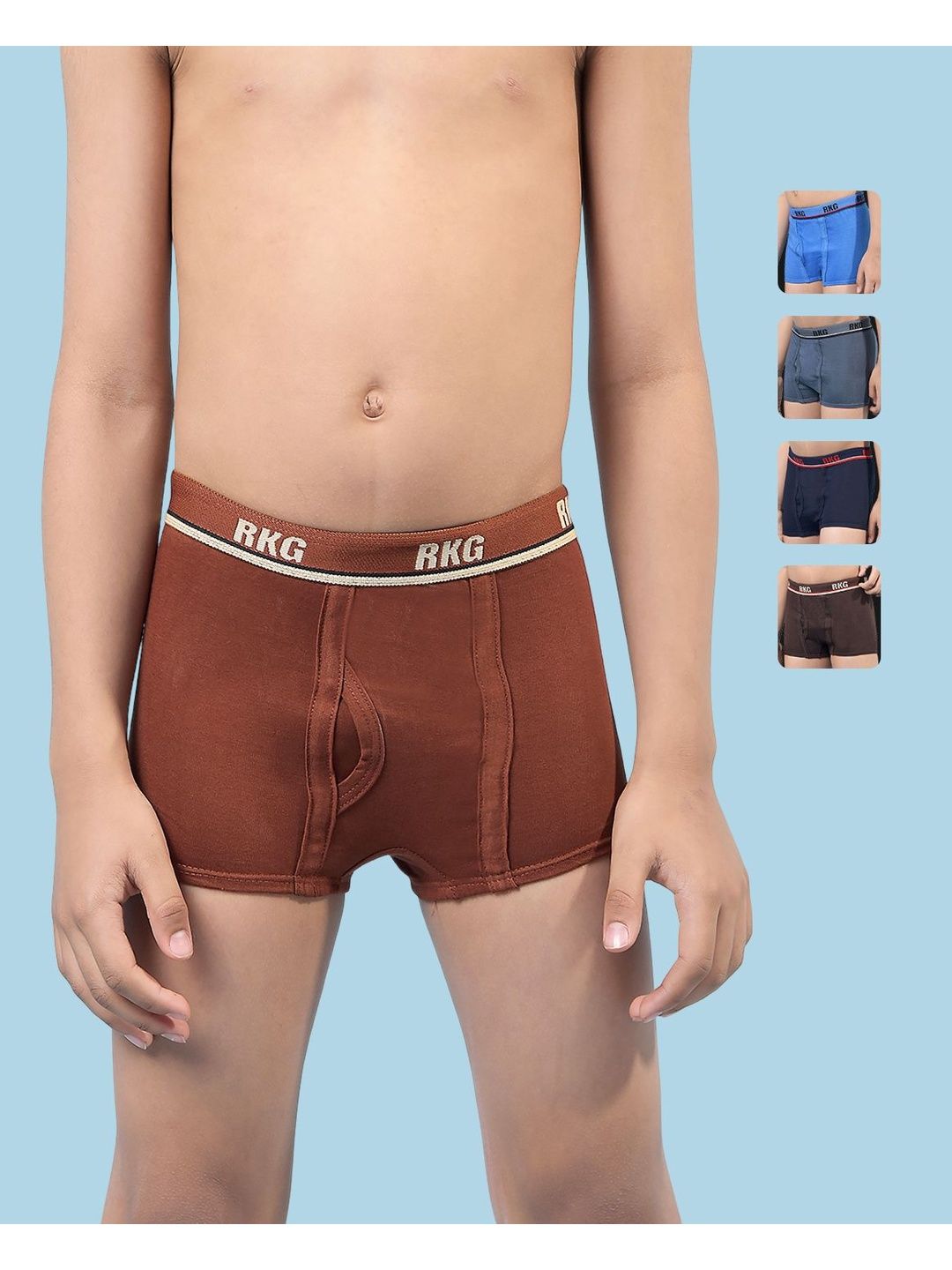 RKG Boys Pack Of 5 Assorted Trunks-image-17