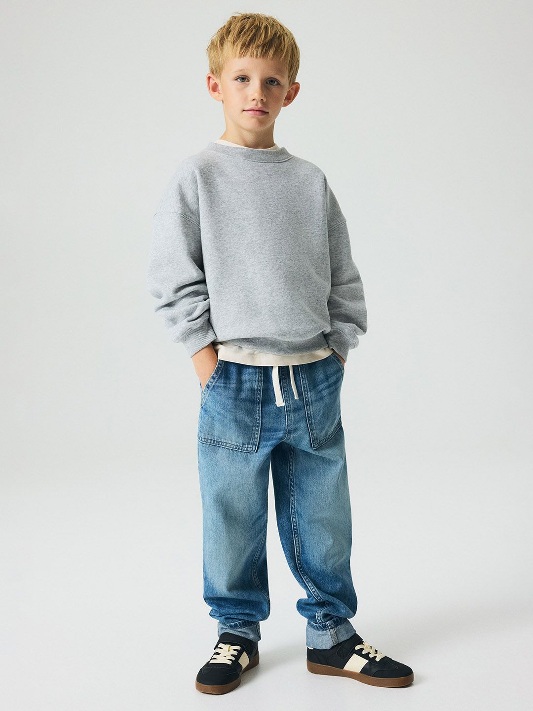 H&M Boys Pure Cotton Denim Trousers-picture-24