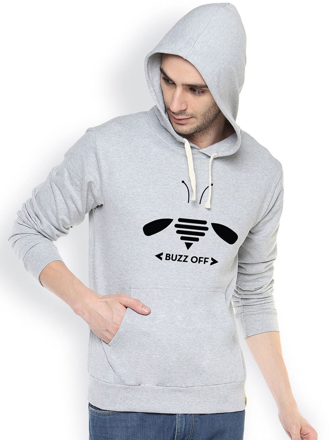Campus Sutra Men Printed Hooded Sweatshirt-image-49