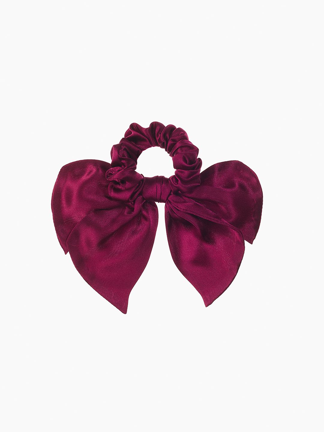 H&M Unisex Silk-Bow Scrunchie-image-4