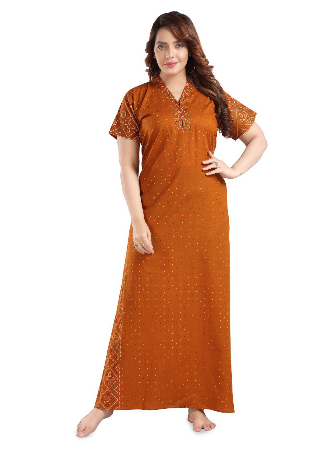 TRUNDZ Printed Maxi Nightdress-picture-21