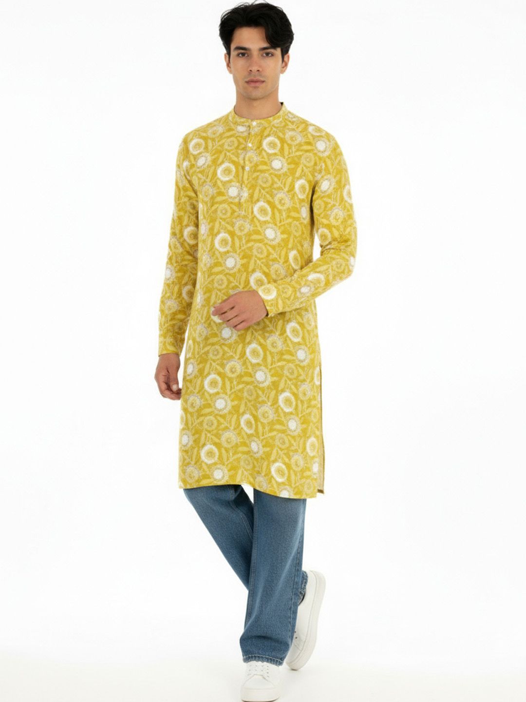 Anouk Rustic Floral Printed Kurta-picture-36
