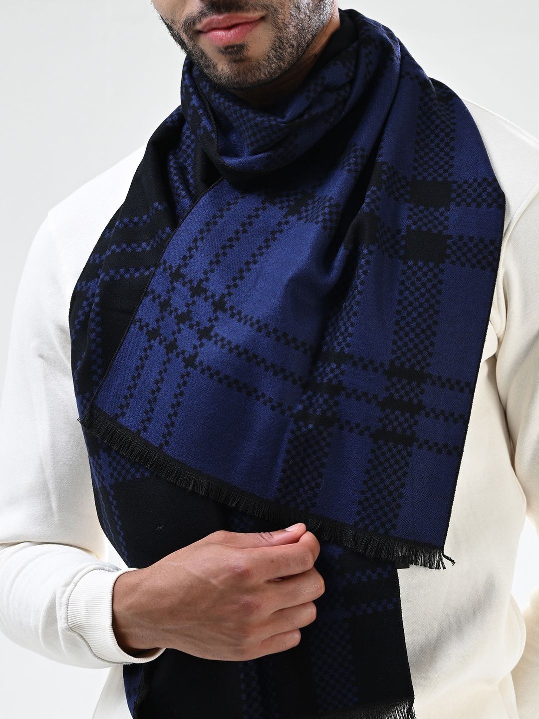 Cazzano Men Striped Acrylic Mufflers-picture-26