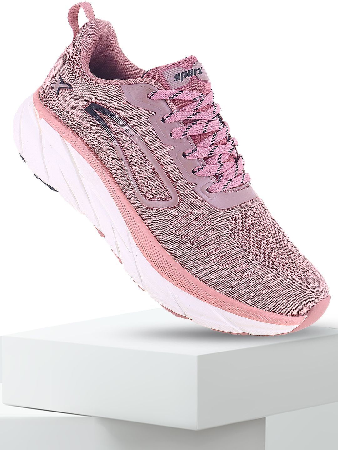 Sparx Women Mesh Lace-Ups Non-Marking Training or Gym Shoes-image-34