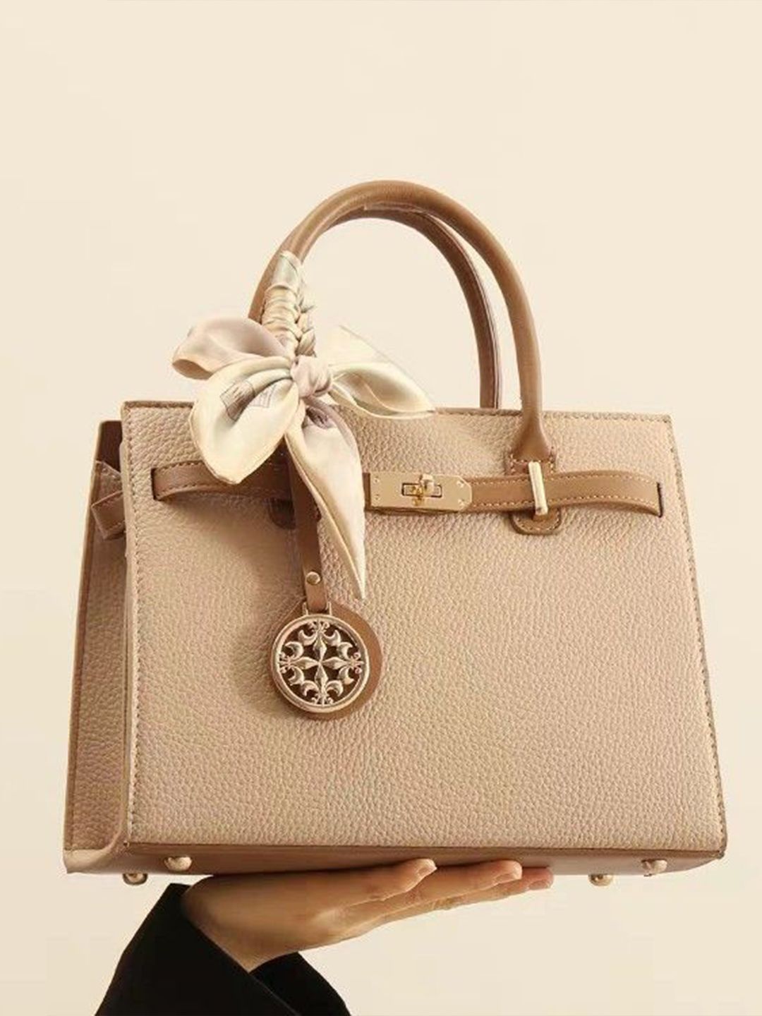 CORSICA Women PU Bucket Hobo Bag with Bow Detail-picture-38
