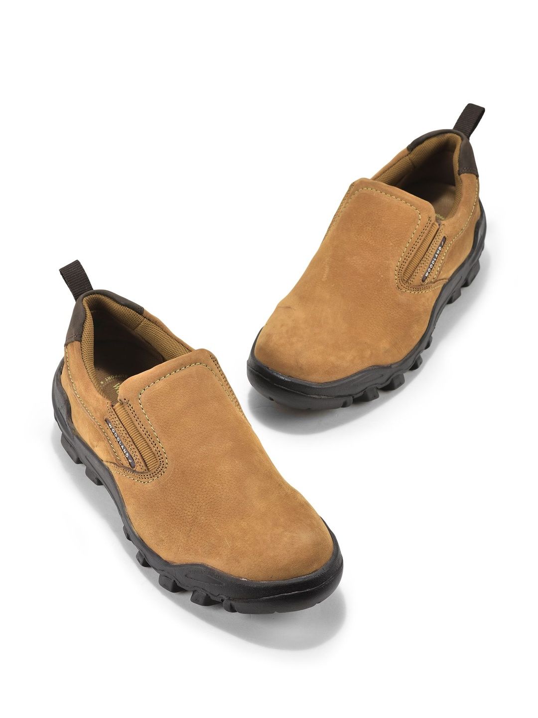 Woodland Men Nubuck Slip-On Sneakers-picture-31