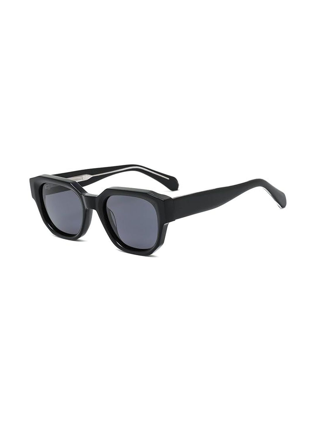 AUGEN Unisex Grey Lens & Black Square Sunglasses with-image-14