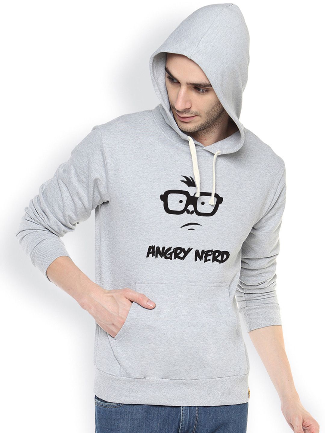 Campus Sutra Men Printed Hooded Sweatshirt-image-37