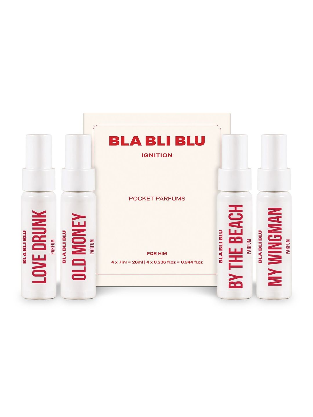 BLA BLI BLU Men Set Of 4 Love Drunk- Old Monkey- By The Beach- My Wingman EDP- 7 ml Each-image-5