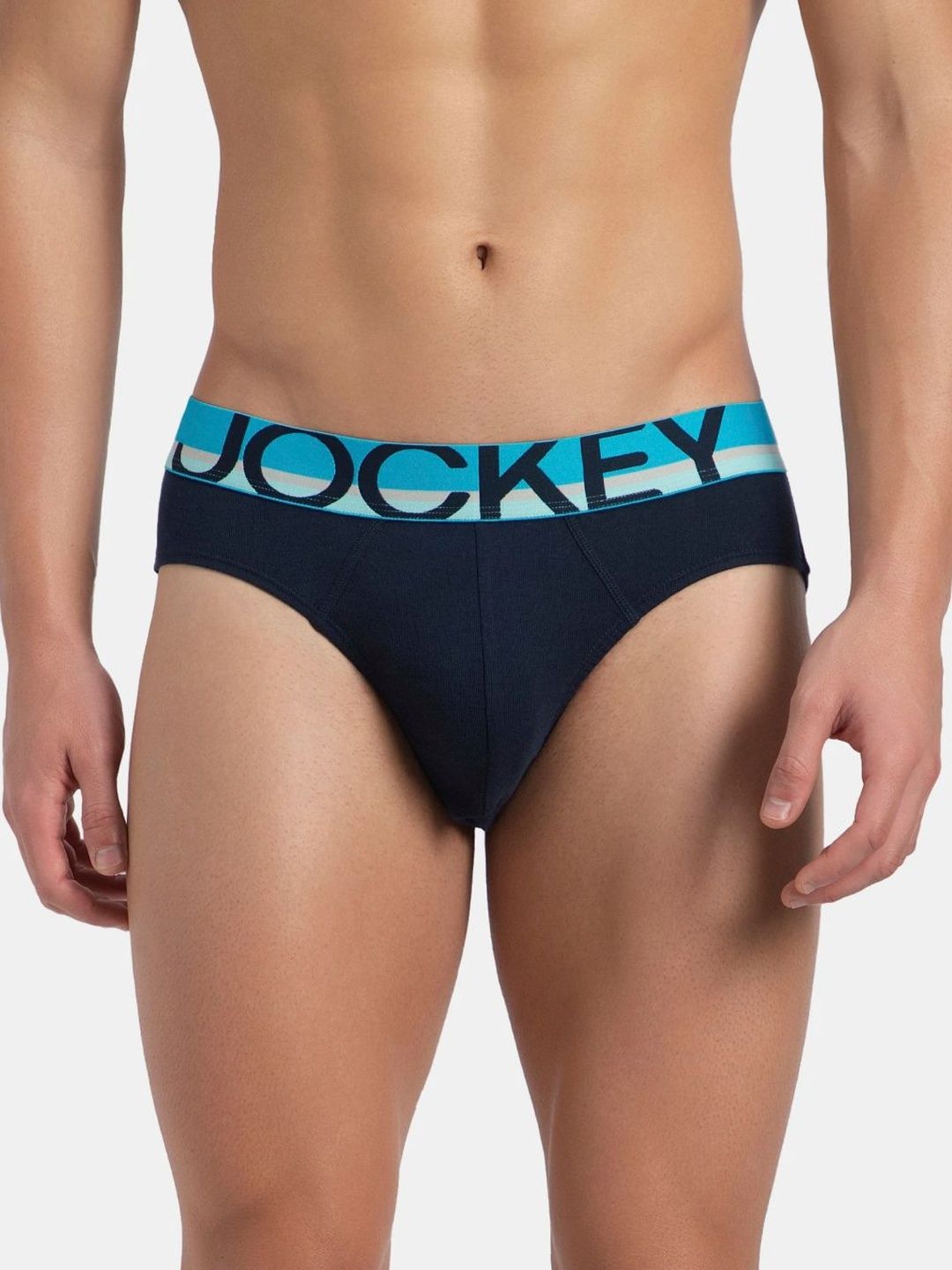Jockey Super Combed Cotton Rib Solid Brief With Ultrasoft Waistband - FP02-picture-48