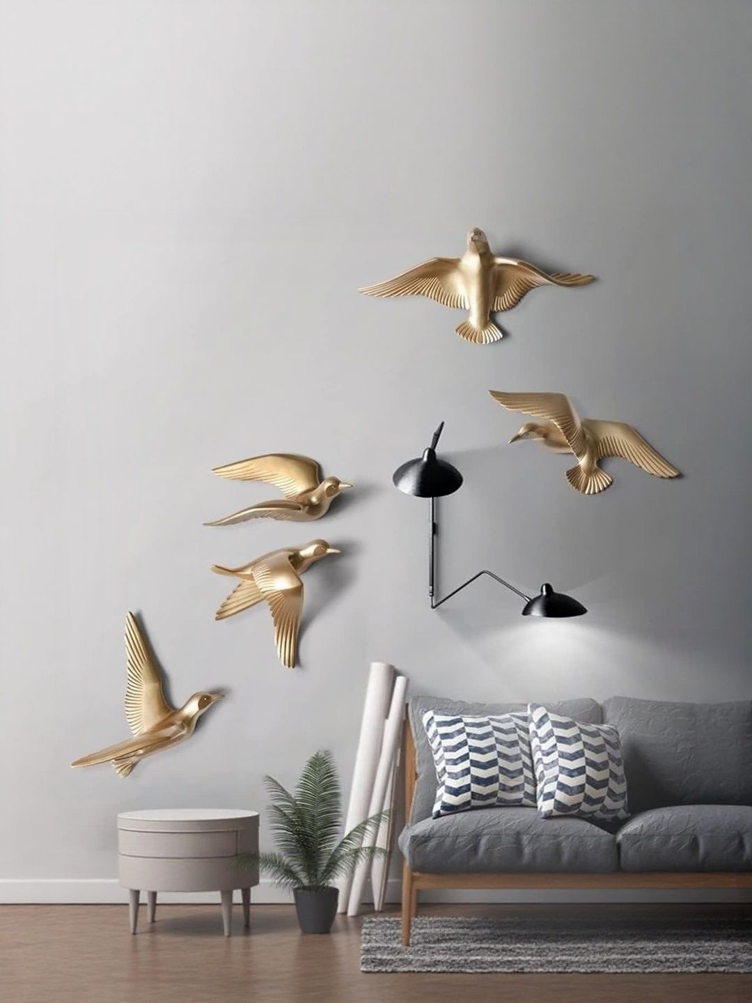 I M HANDICRAFT ONLINE Gold-Toned Set of 5 Piece Ceramic Birds and Animals Fashion-picture-35