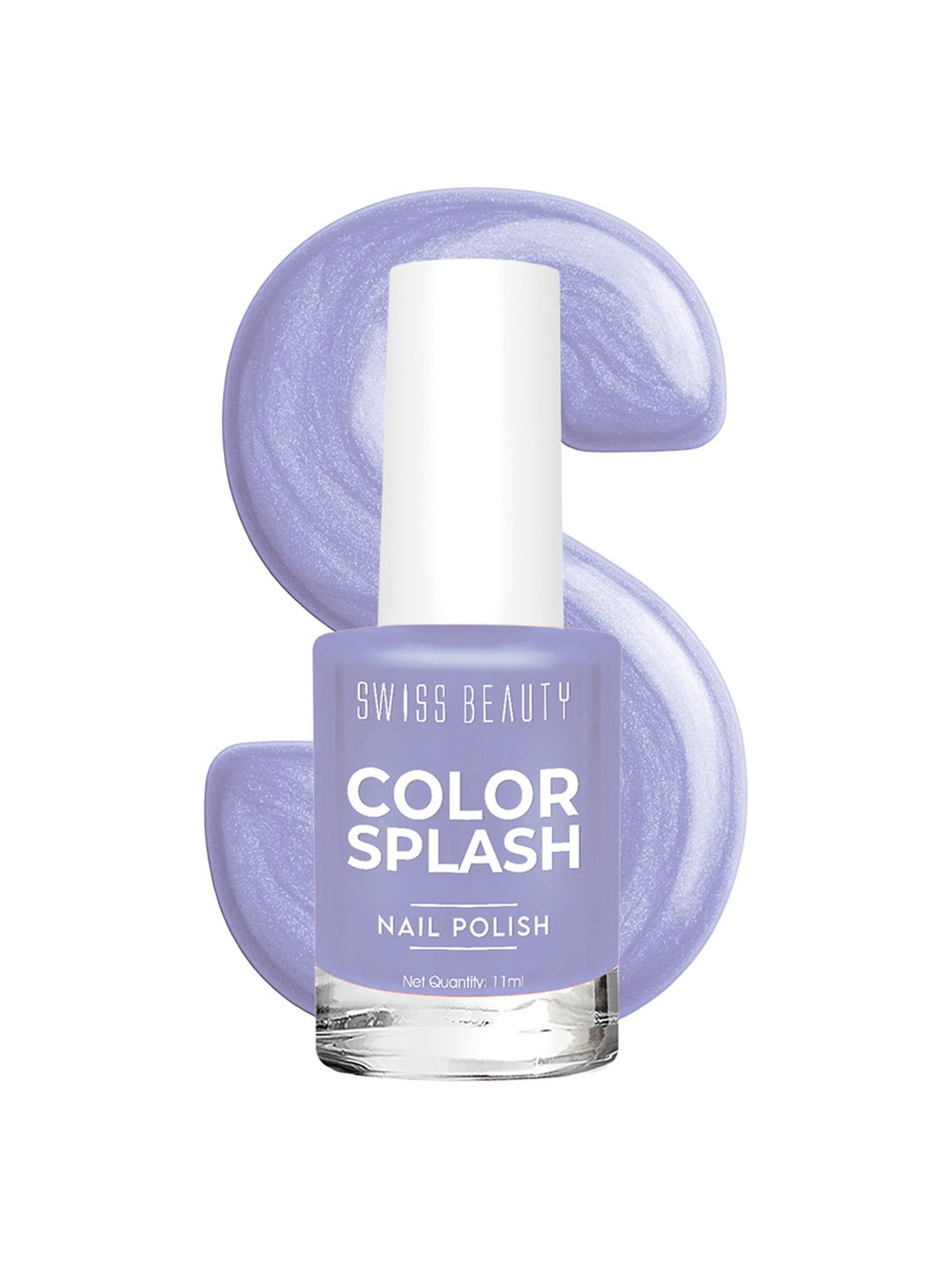SWISS BEAUTY Color Splash Nail Polish 11ml - Lilac Haze 504-picture-34