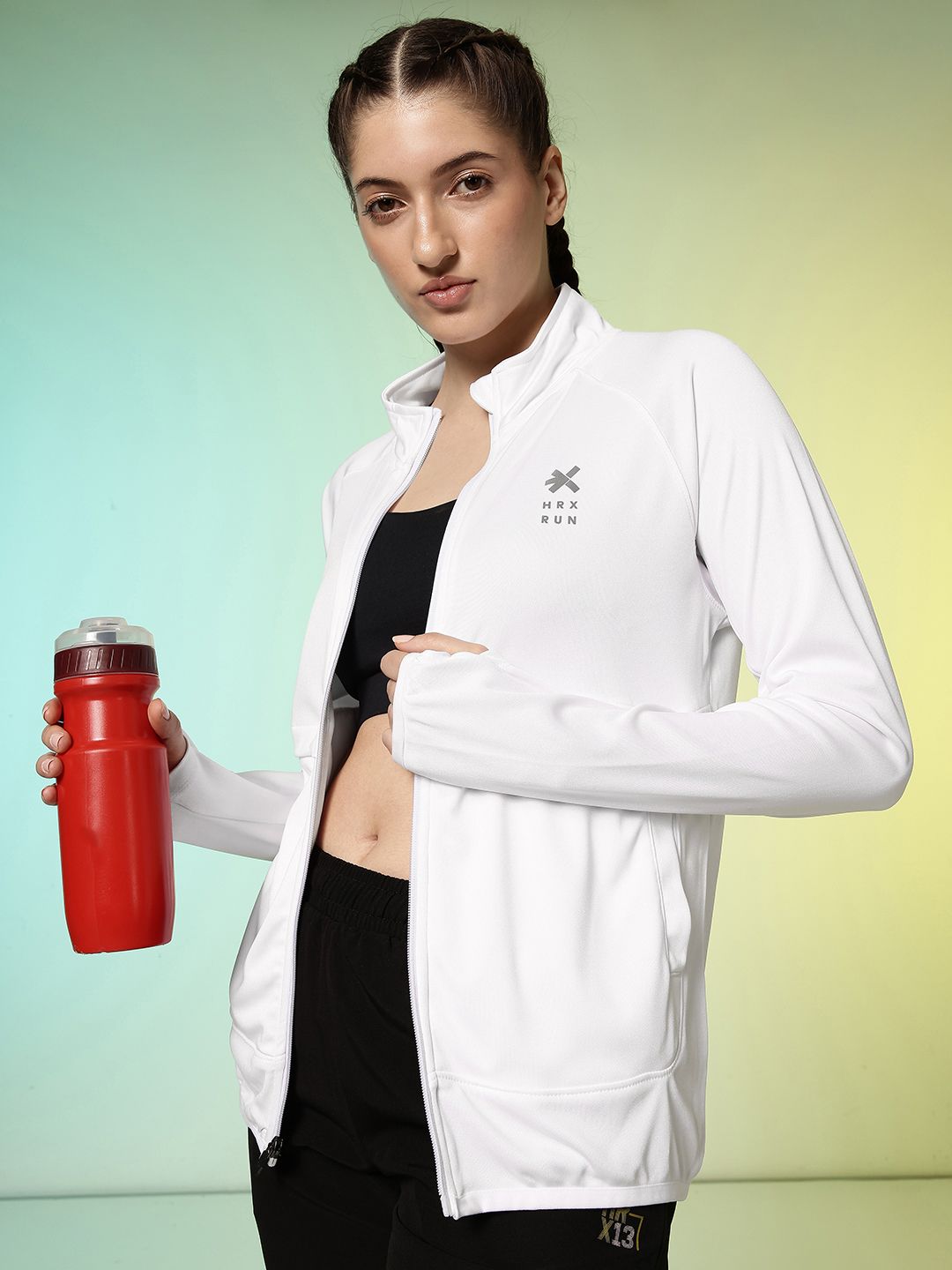 HRX by Hrithik Roshan Mock Collar Running Sporty Jacket-picture-31