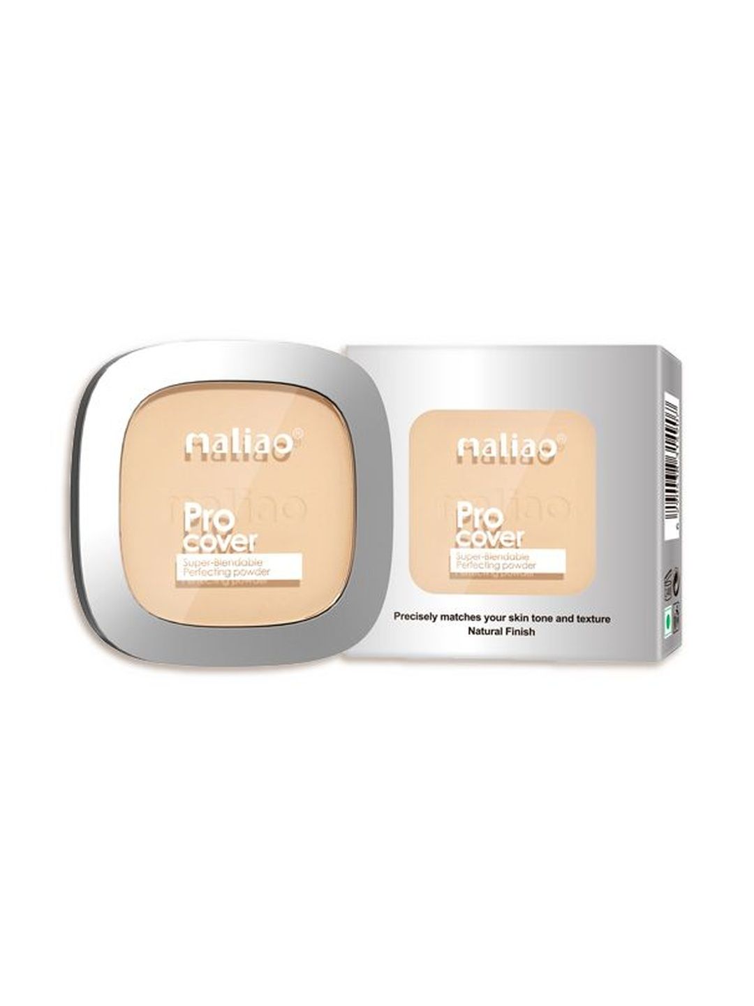 Maliao Pro Cover Super-Blendable Perfecting Compact Powder - 10 g - White Ivory 01-picture-23