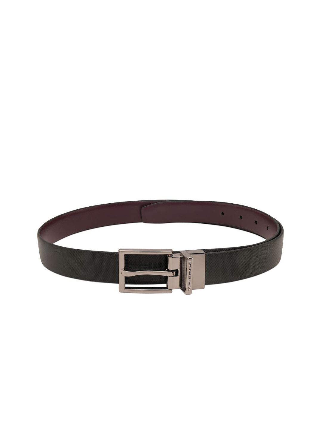 Tommy Hilfiger Men Textured Leather Reversible Formal Belt-picture-47