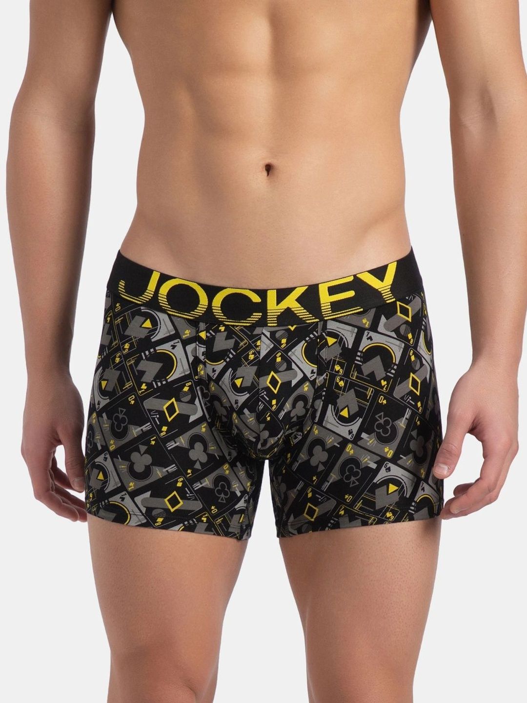 Jockey Printed Super Combed Cotton Elastane Stretch Trunk With Ultrasoft Waistband - FP23-picture-57