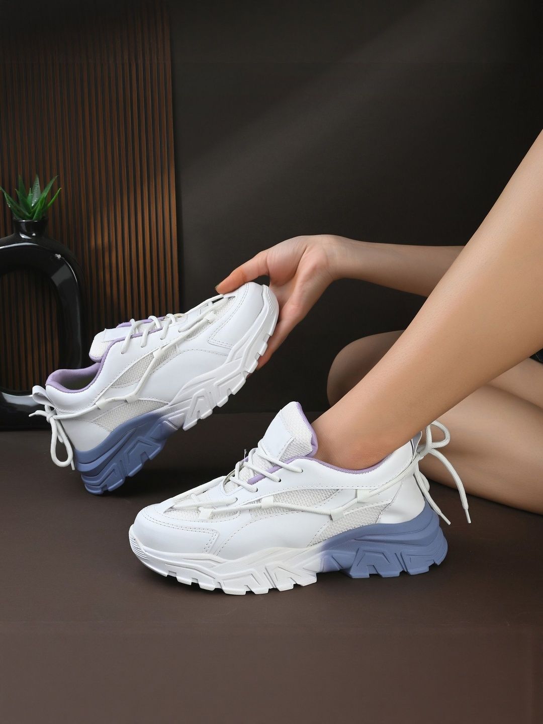 glitchez Women Colourblocked Sneakers-picture-43