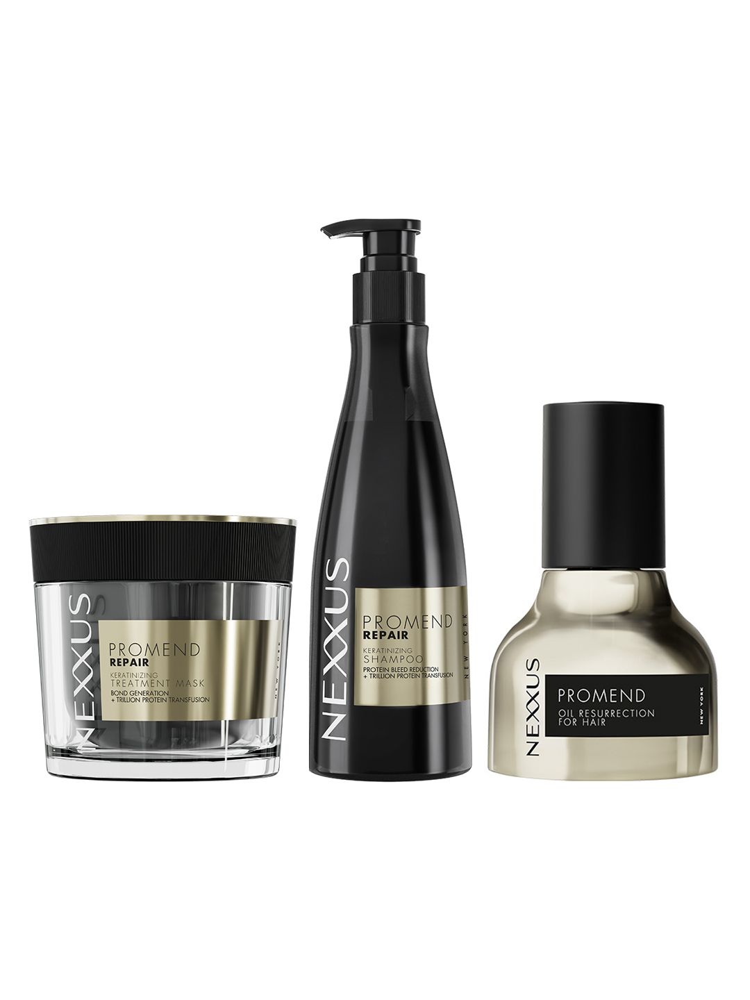 Nexxus Promend Hair Care Trio - Hair Mask 200ml + Hair Serum 30ml + Shampoo 250ml-image-23
