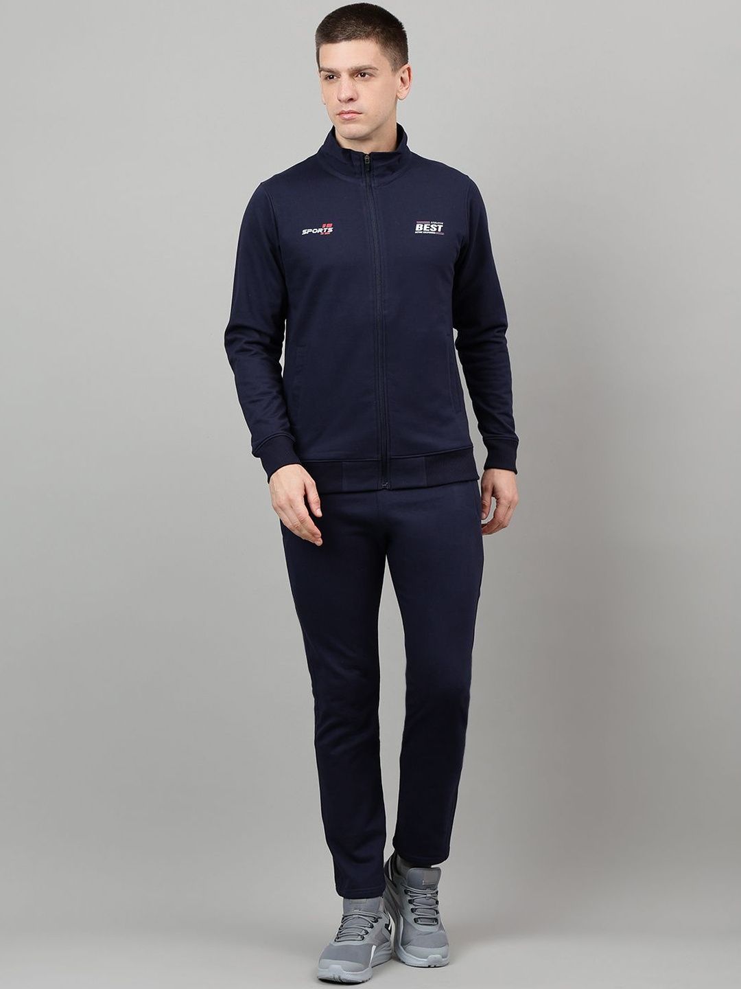 FCK GOLD Mock Neck Tracksuits-picture-13