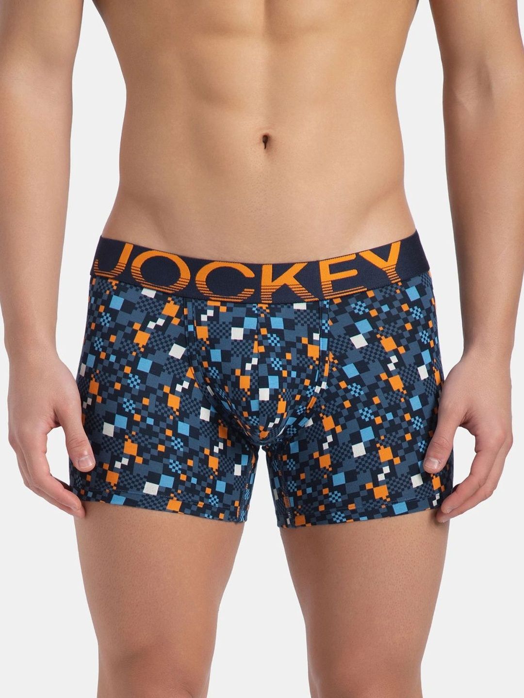 Jockey Men Printed Low Rise Short Trunk With Ultrasoft Waistband-picture-48