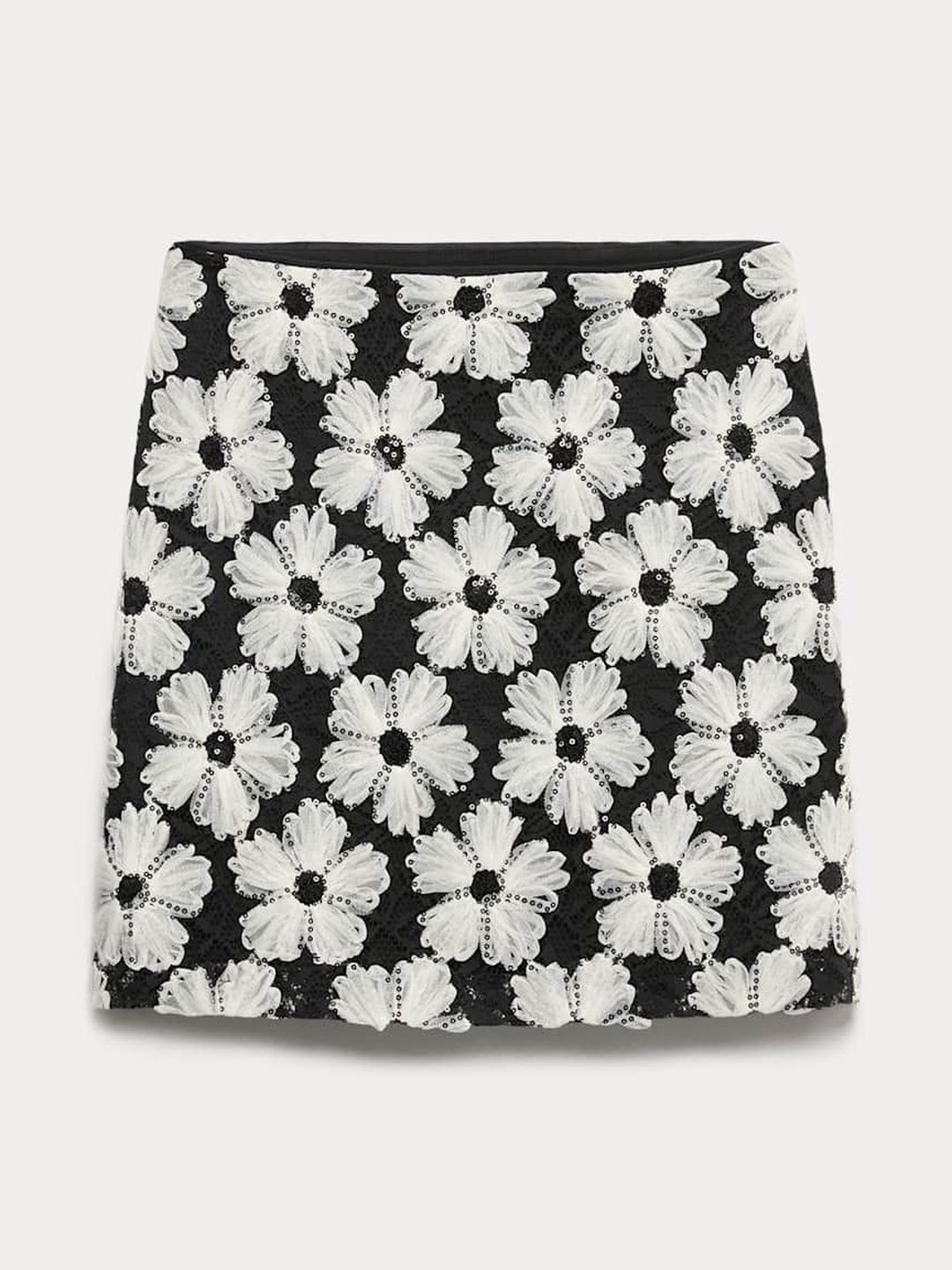 Marks & Spencer Floral Printed A-Line Skirt-picture-37