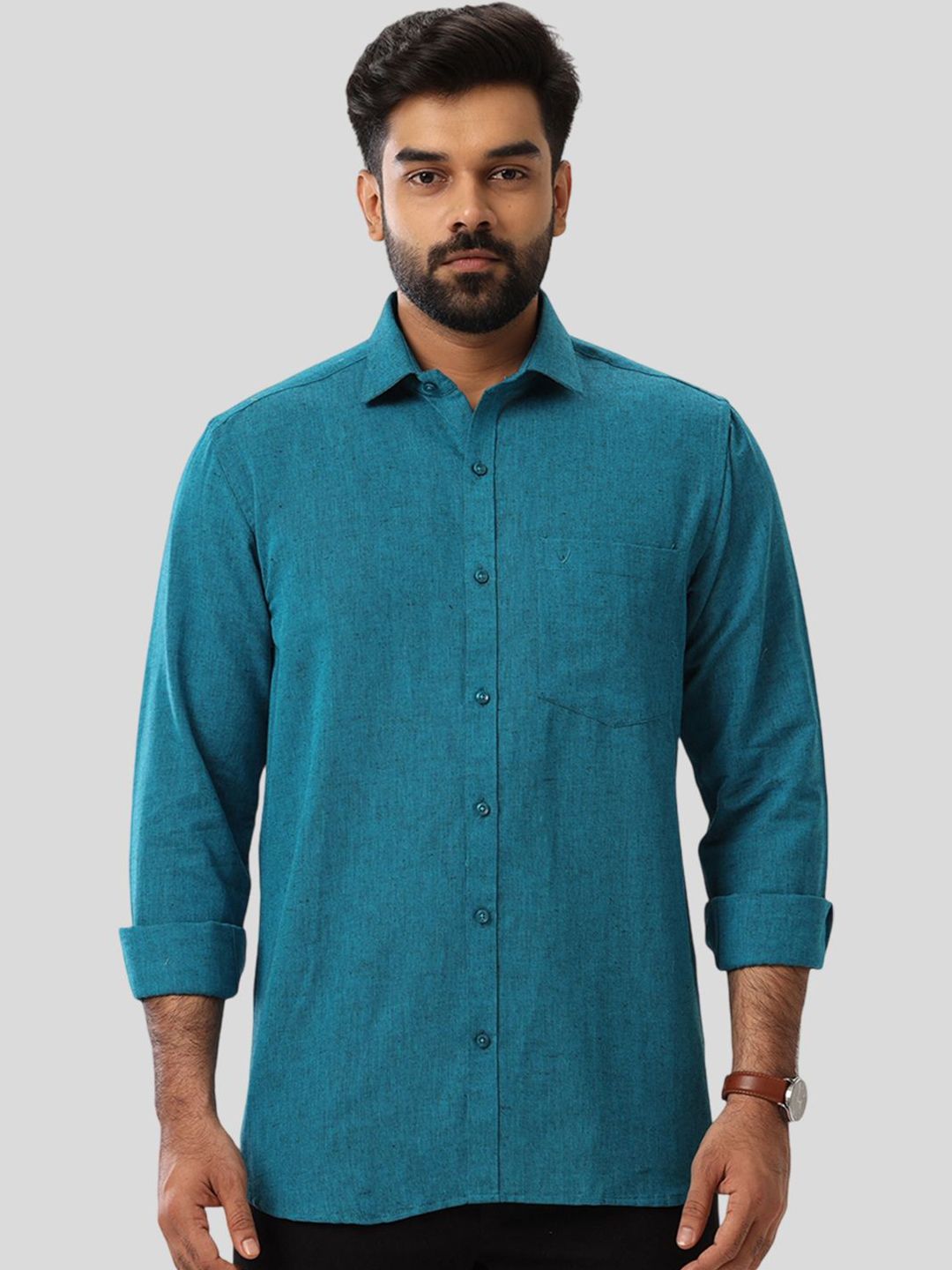 UATHAYAM Men Slim Fit Casual Shirt-picture-11