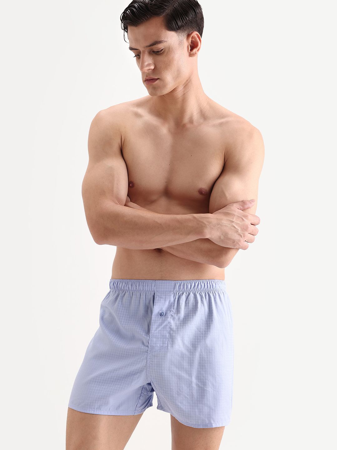 RARE RABBIT Checked Cotton Boxer-picture-15