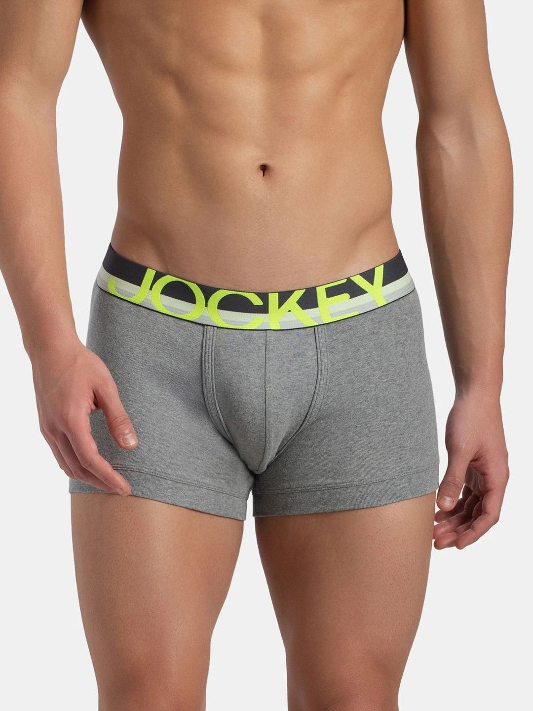 Jockey Super Combed Cotton Rib Solid Trunk With Ultrasoft Waistband - FP03-picture-40