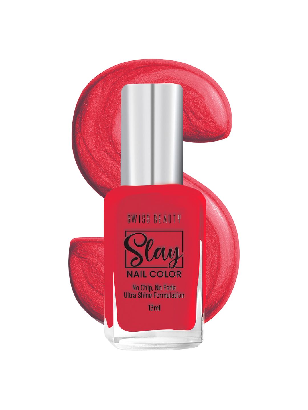 SWISS BEAUTY Slay Nail Polish 13ml - Cherry Pink 311-picture-30
