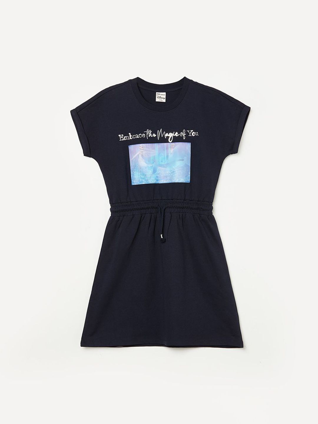 Fame Forever by Lifestyle Printed T-shirt Midi Cotton Dress-picture-42