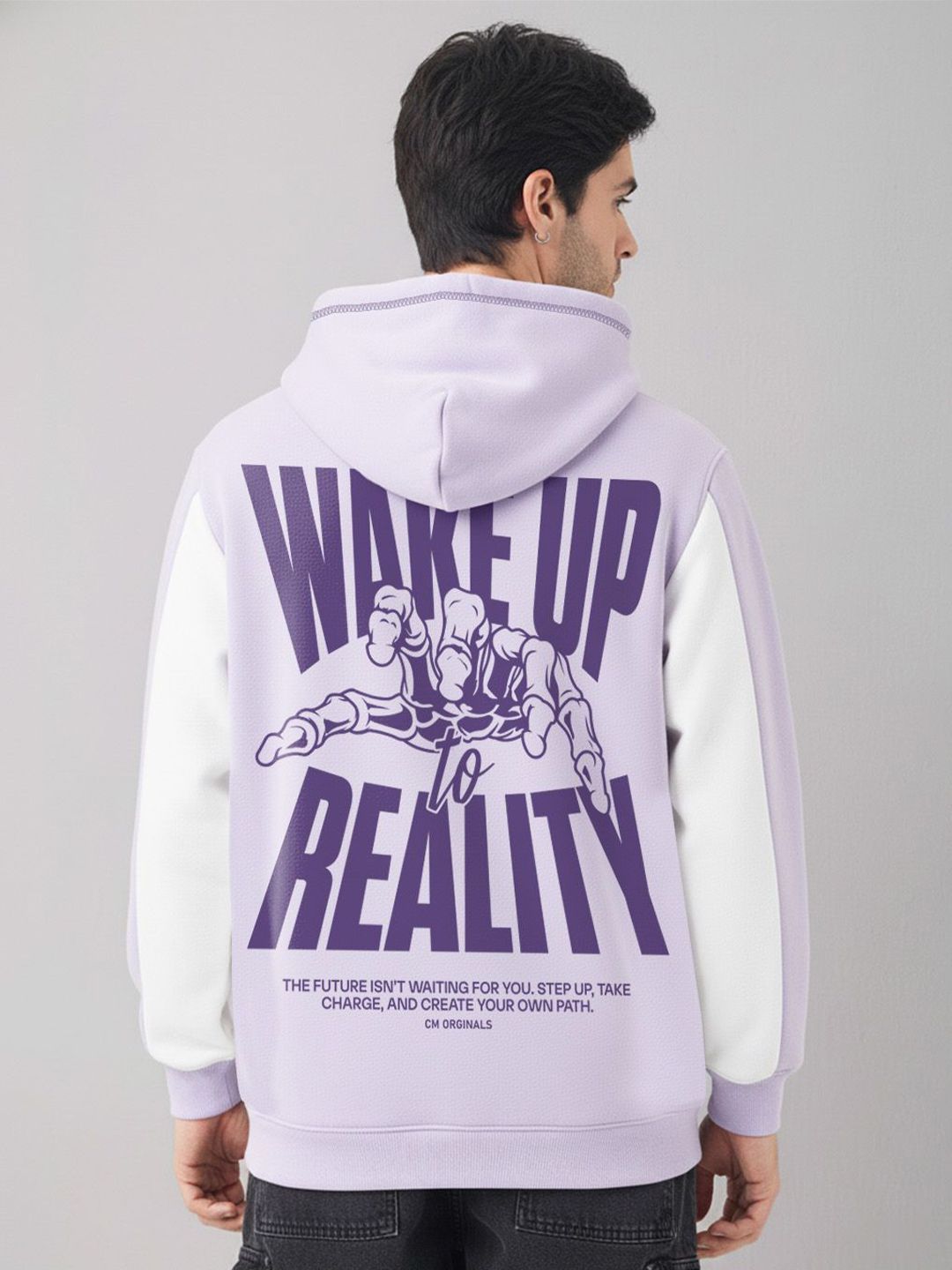 Crazymonk Men Printed Hooded Sweatshirt-picture-16