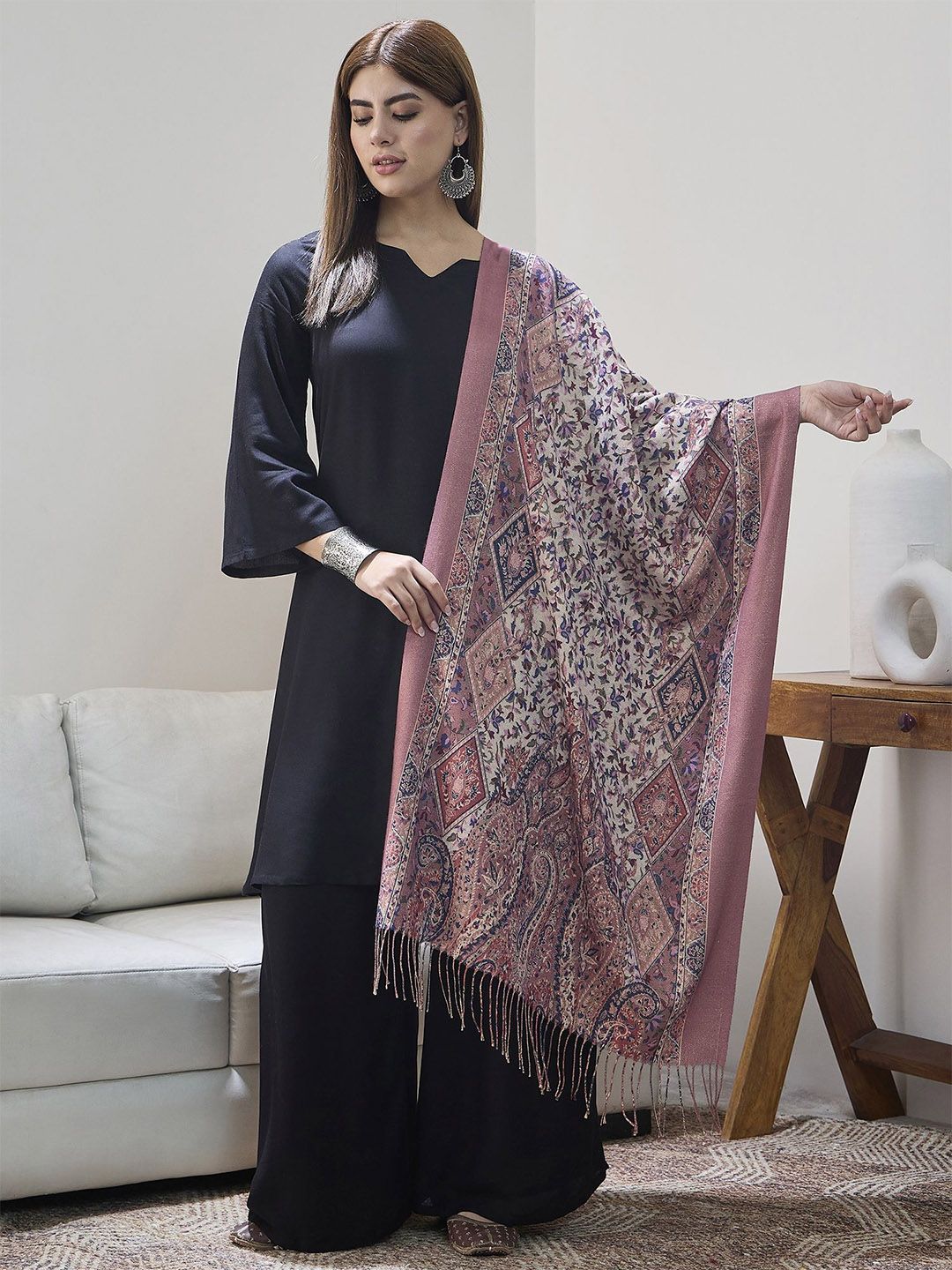 InWeave Women Printed Stole-picture-27