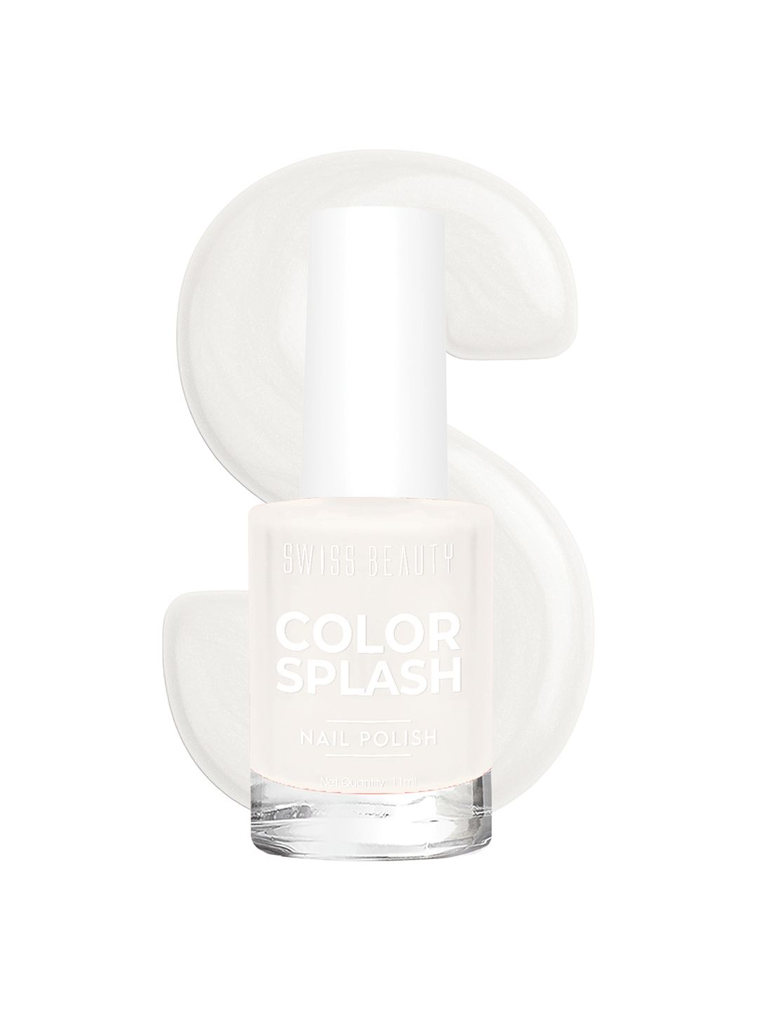 SWISS BEAUTY Color Splash Nail Polish 11ml - Coconut Cream 502-picture-42