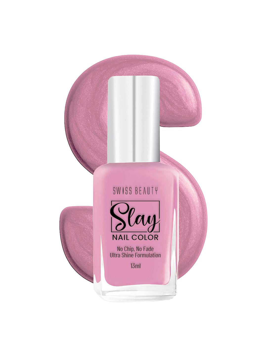 SWISS BEAUTY Slay Glossy & Long-Lasting Nail Colour 13 ml - Blush Pink-picture-13