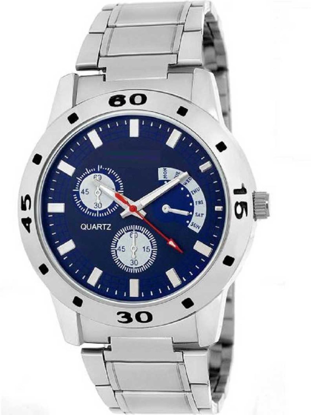 WATCHSTAR Men Dial & Stainless Steel Straps Analogue Watch Aveo steel BlueSZNN36514392-image-36