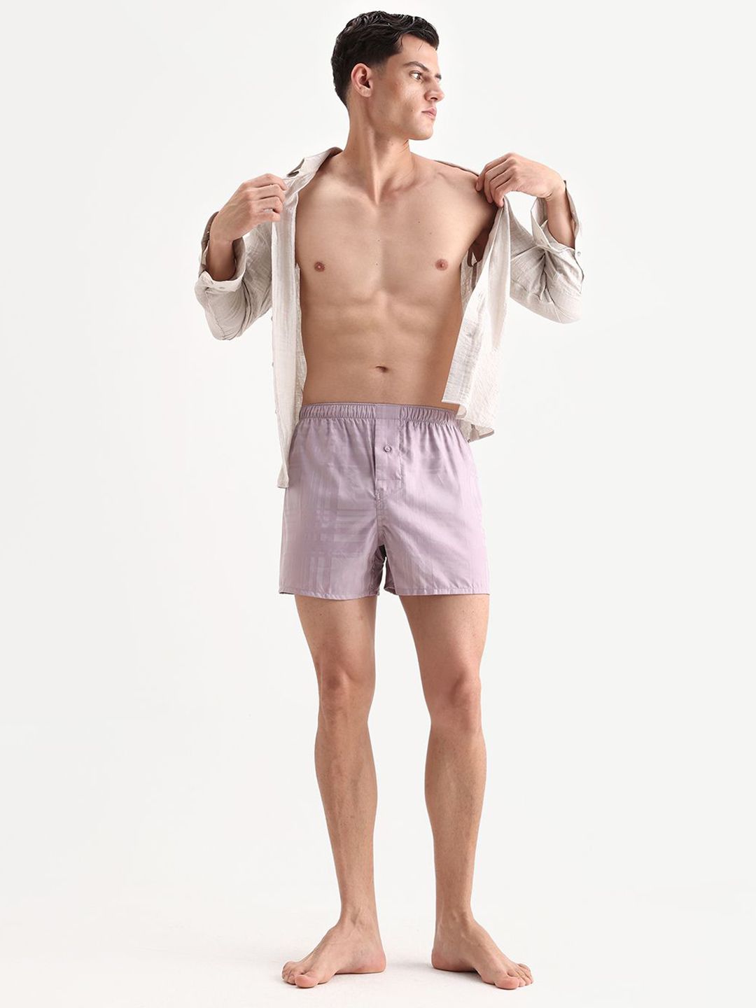 RARE RABBIT Checked Cotton Boxer-picture-12