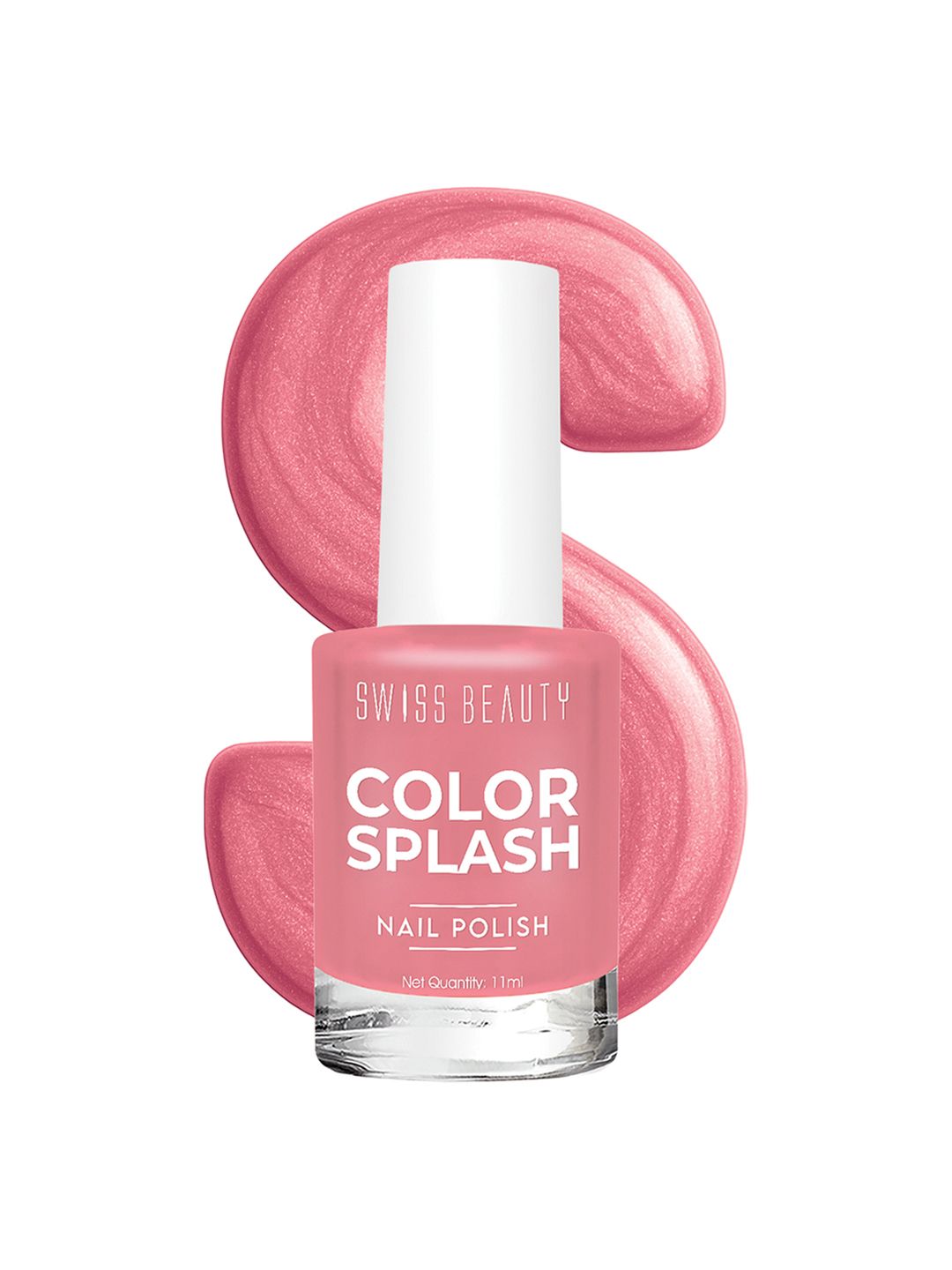 SWISS BEAUTY Color Splash Glossy Long-Lasting Nail Polish 11ml - Pomegranate Kiss-image-37