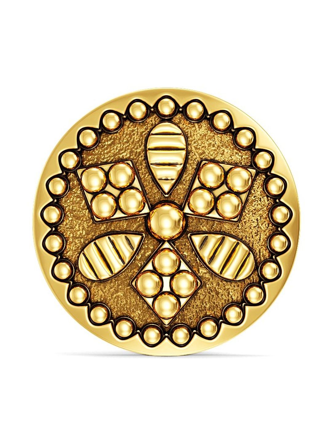 Joyalukkas Women 22 KT Bloom Gold Nosepin - 0.66 g-picture-28