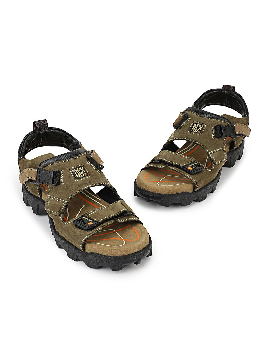 Woodland Men Suede Sandals-picture-26